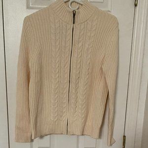 Vintage Zip Up Sweater - Lands End